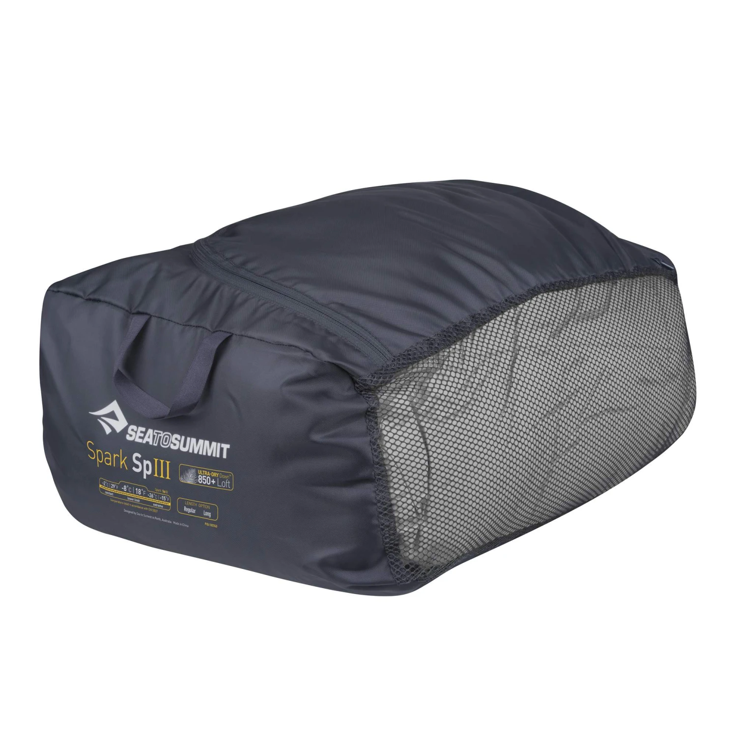 Sea To Summit SPARK SPIII - REGULAR LIGHT GREY / YELLOW - Daunenschlafsack – Bild 10