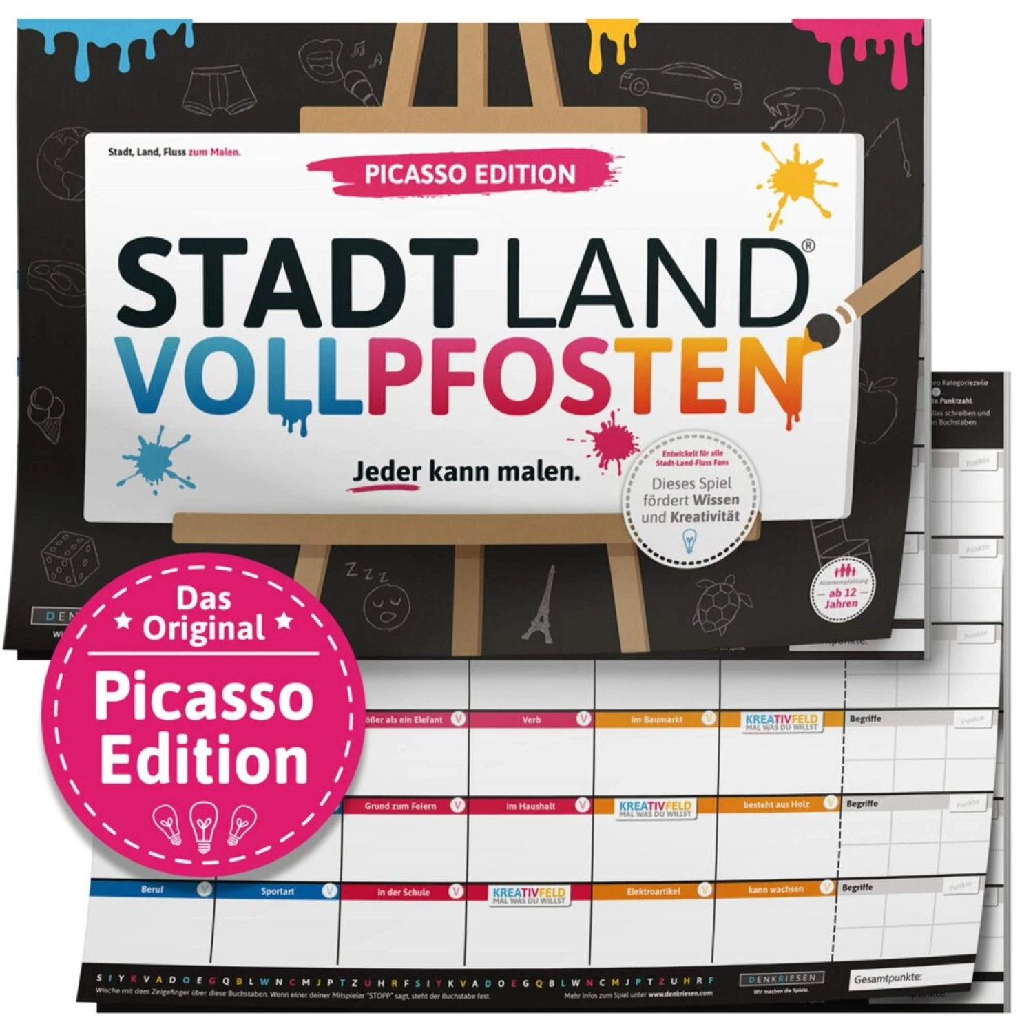 STADT LAND VOLLPFOSTEN - PICASSO EDITION - Reisespiel