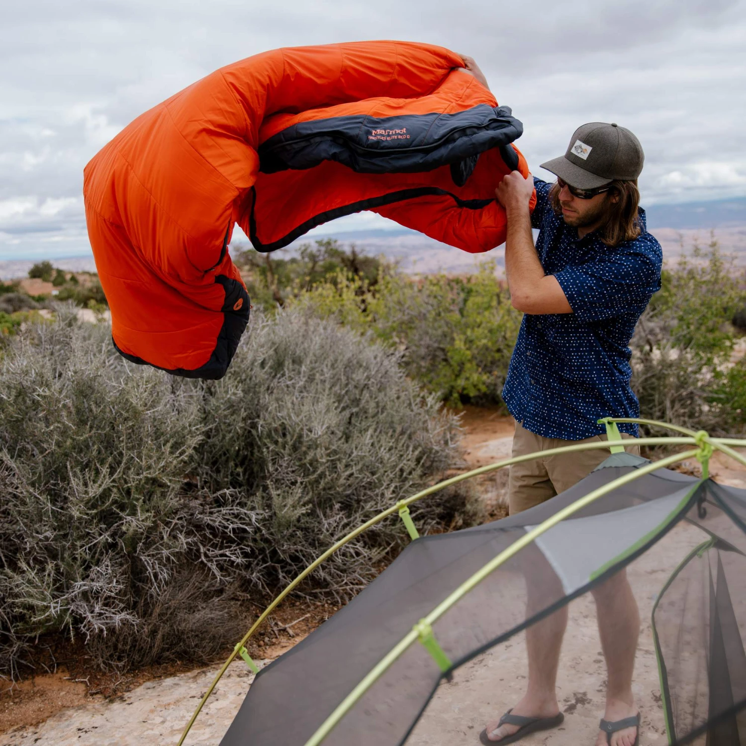 Marmot TRESTLES ELITE ECO 0 LONG Herren - Kunstfaserschlafsack – Bild 6